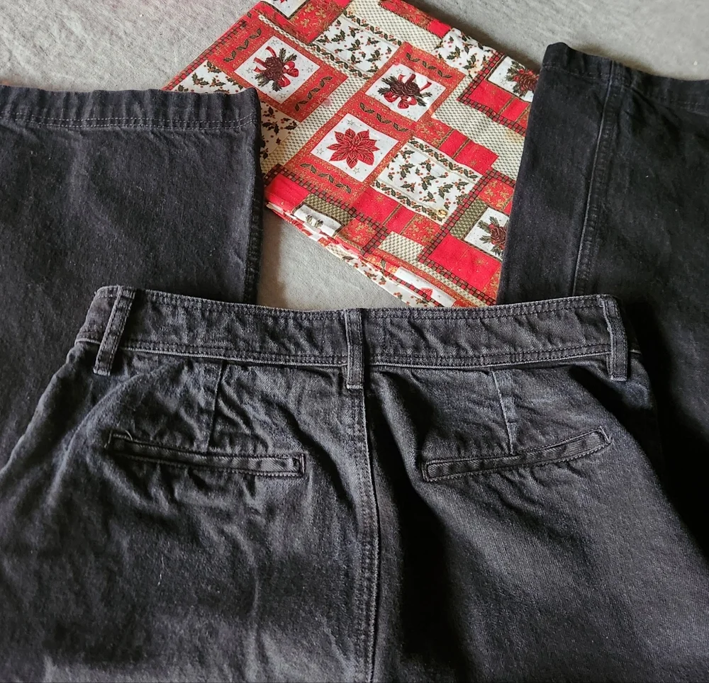 Sezane The 70's Trousers Black - Size 10 - Picture 5 of 6